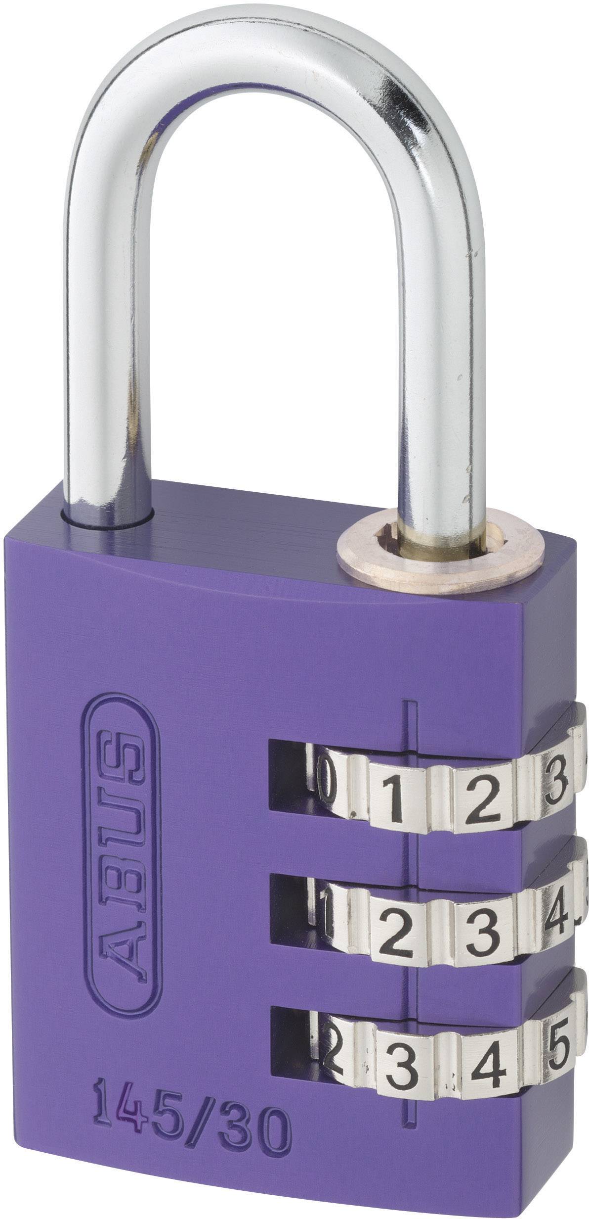 ABUS ABVS46619 Vorhängeschloss 31.5 mm Lila Zahlenschloss