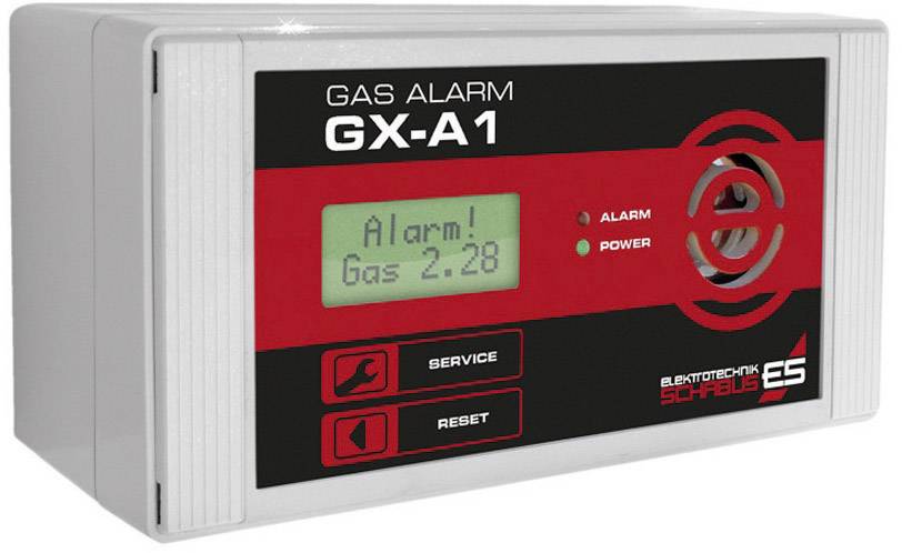 Schabus 200892 Gasmelder netzbetrieben detektiert Butan, Kohlendioxid, Kohlenmonoxid, Methan, Propan