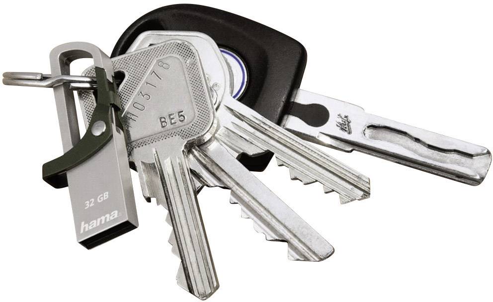 Hama FlashPen Hook-Style USB-Stick 32 GB Grün 123921 USB-A (USB 2.0)