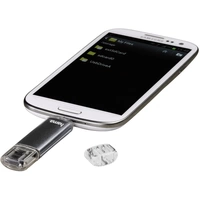 Hama FlashPen "Laeta Twin" USB-Zusatzspeicher Smartphone/Tablet Grau 32GB USB-A (USB 2.0), Micro-USB B (USB 2.0) Hama FlashPen "Laeta Twin" USB-Zusatzspeicher Smartphone/Tablet Grau 32GB USB-A (USB 2.0), Micro-USB B (USB 2.0)