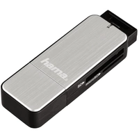 Hama 123900 Externer Speicherkartenleser USB-A (USB 3.2 Gen 1) Silber Hama 123900 Externer Speicherkartenleser USB-A (USB 3.2 Gen 1) Silber