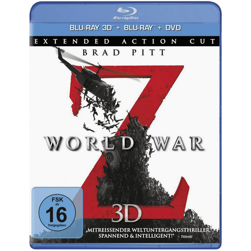 blu-ray 3D World War Z - Extended Action Cut FSK: 16