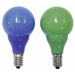 Konstsmide 5684-420 LED-Ersatzlampe 2 St. E14 12 V Grün, Blau