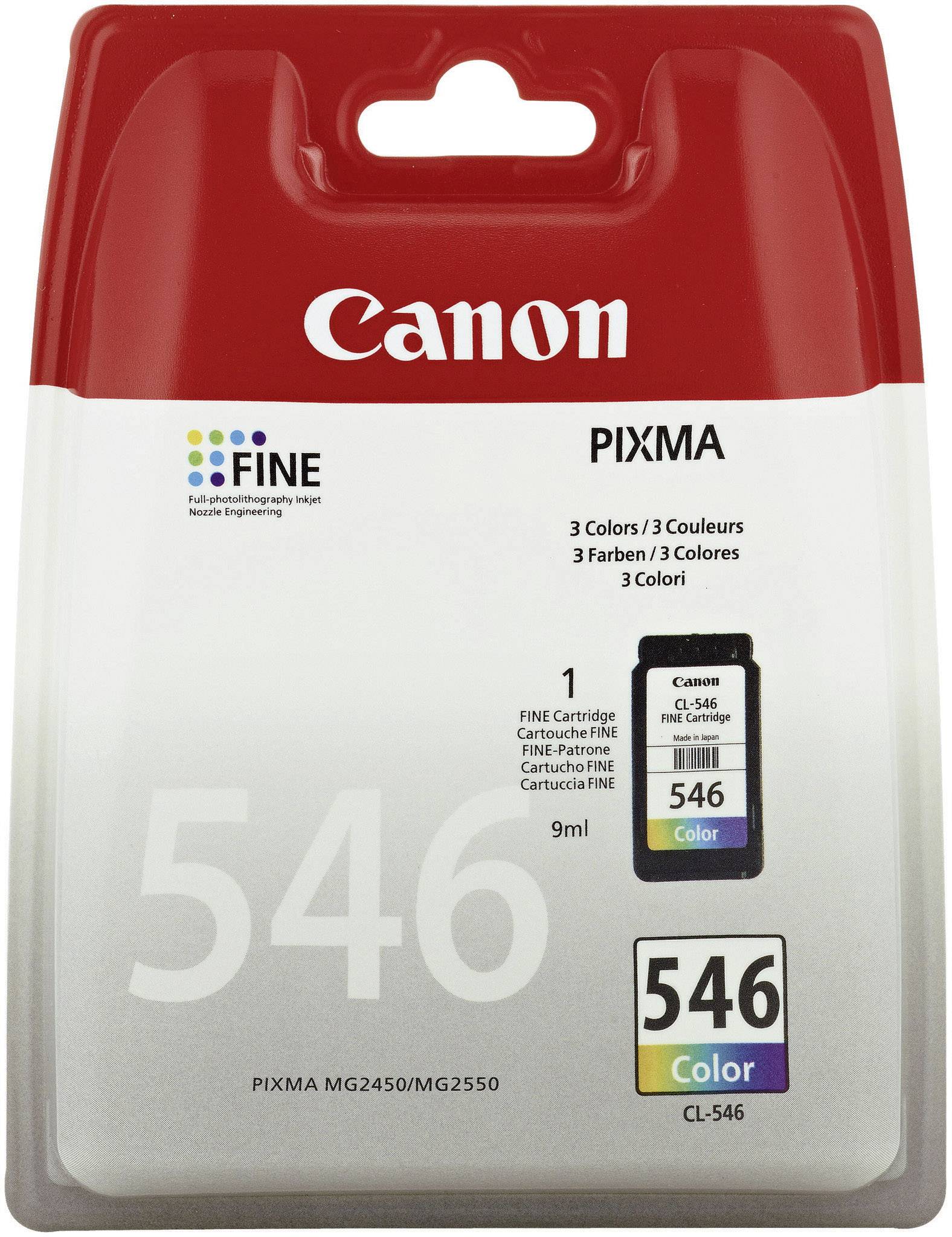 Canon CL-546 - 8 ml - Farbe (Cyan, Magenta, Gelb)