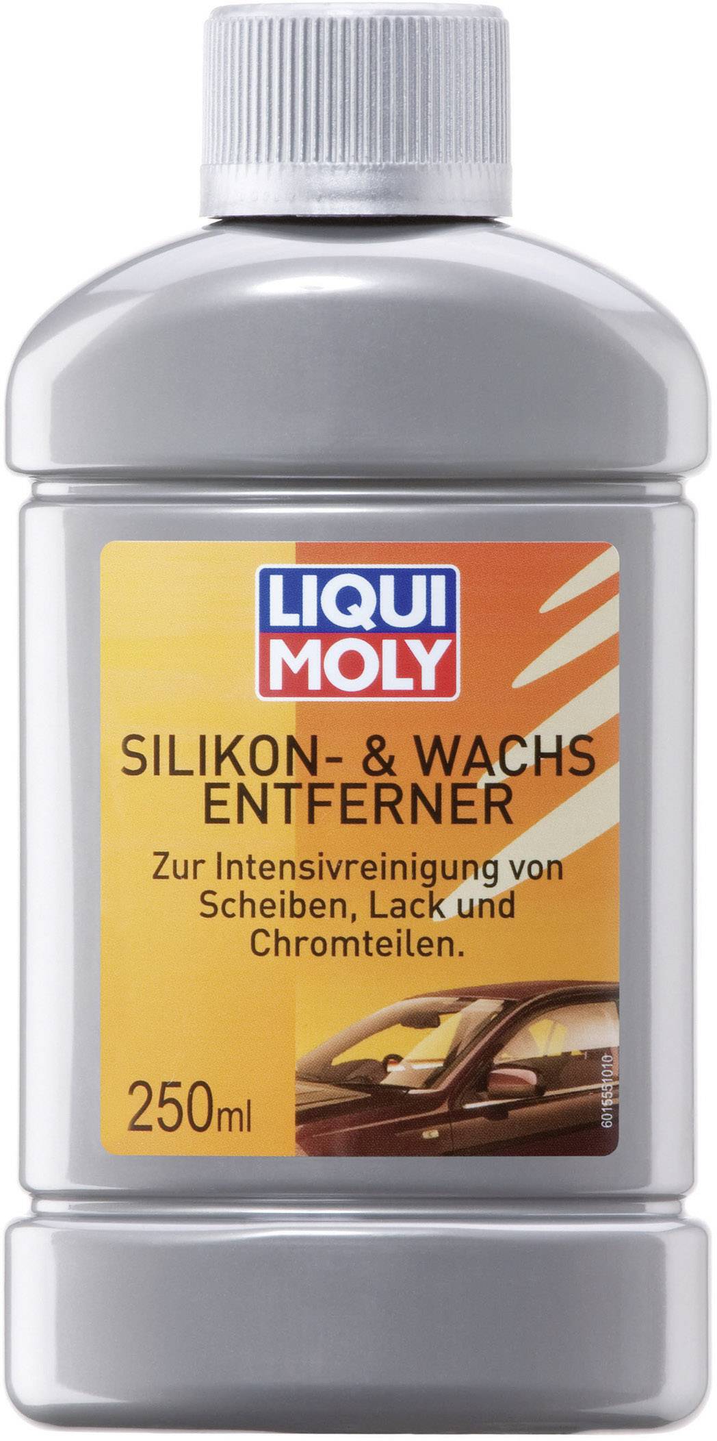 'Liqui Moly Silikon- & Wachsentferner' - 250ml Flasche. Zur Intensivreinigung von Scheiben, Lack und Chromteilen.