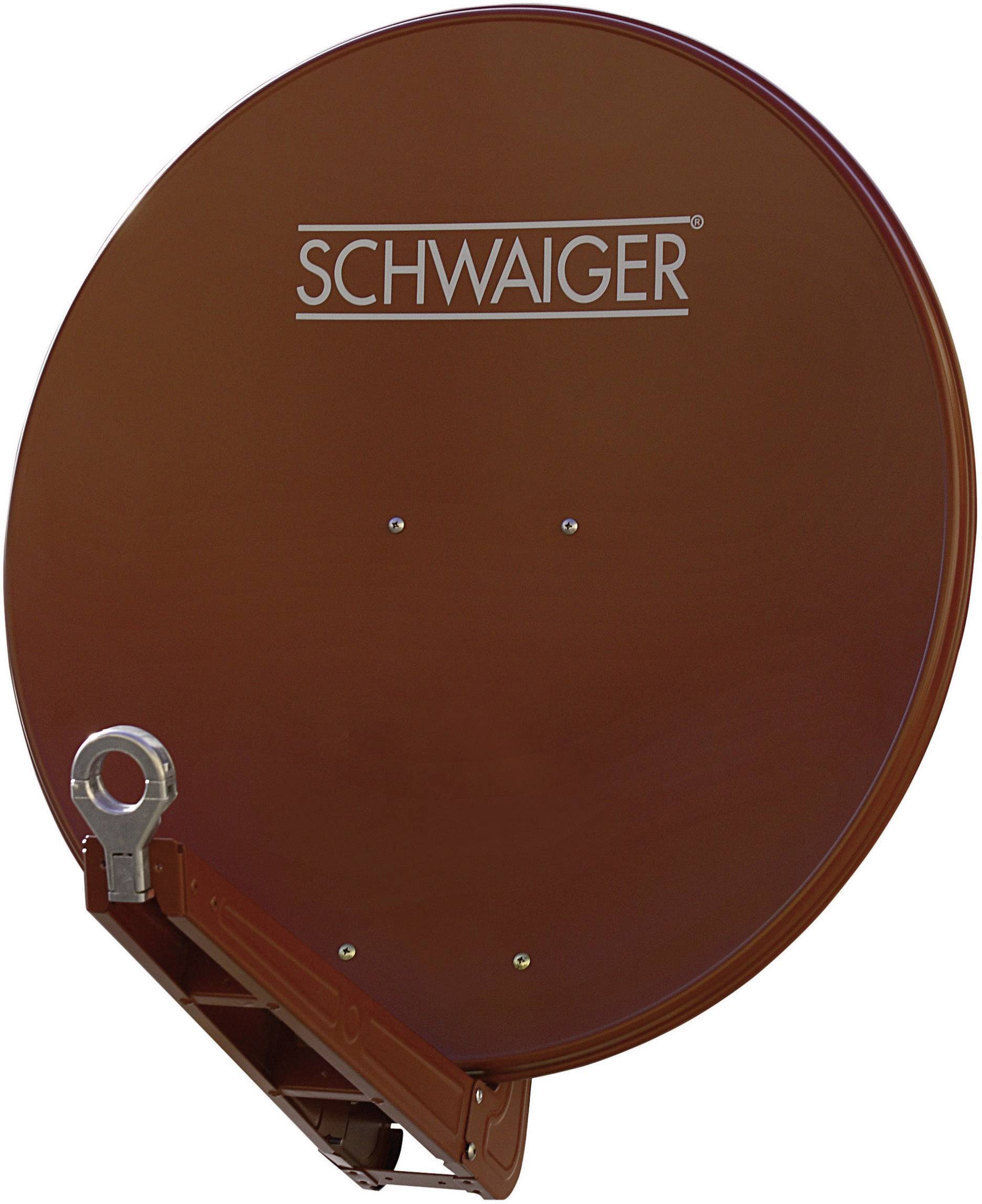 Schwaiger SPI075 SAT Antenne 75 cm Reflektormaterial: Aluminium Rot (metallic)