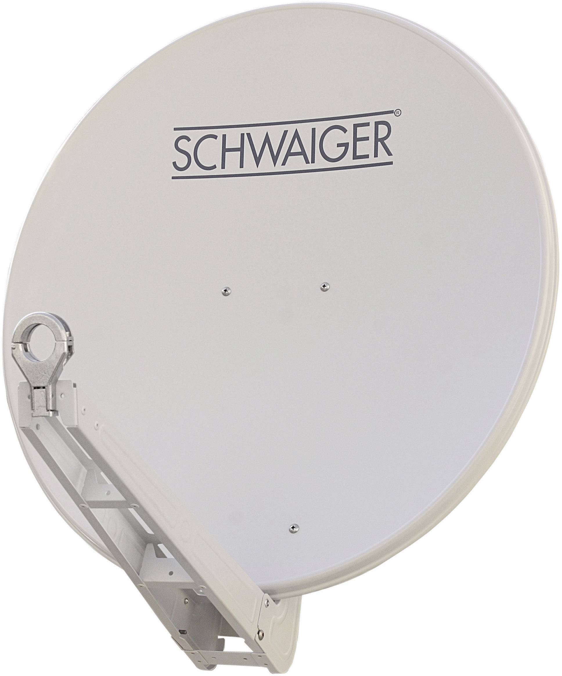 Schwaiger SPI075 SAT Antenne 75 cm Reflektormaterial: Aluminium Hellgrau