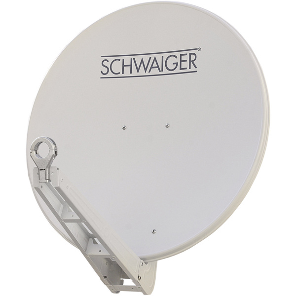 Schwaiger SPI075 SAT Antenne 75cm Reflektormaterial: Aluminium Hellgrau