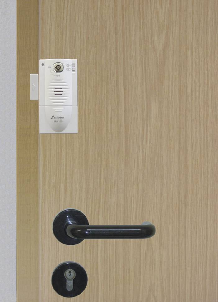 Stabo Tür-/Fensteralarm TFA 100 Weiß mit Schlüssel 90 dB 51109