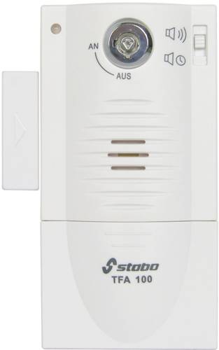 Stabo Tür-/Fensteralarm TFA 100 Weiß mit Schlüssel 90 dB 51109