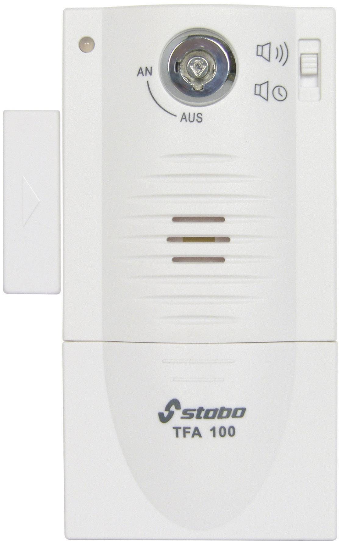 Stabo Door/window alarm TFA 100 White incl. key 90 dB 51109