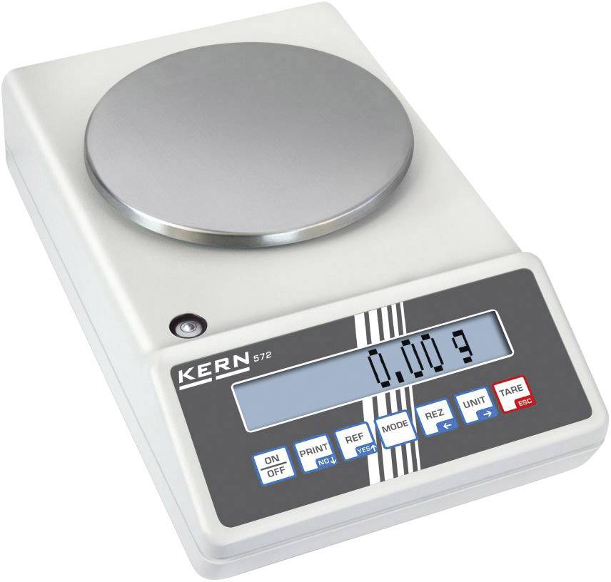 Kern 572-35 Präzisionswaage Wägebereich (max.) 2.4 kg Ablesbarkeit 0.01 g netzbetrieben, akkubetrieben Silber