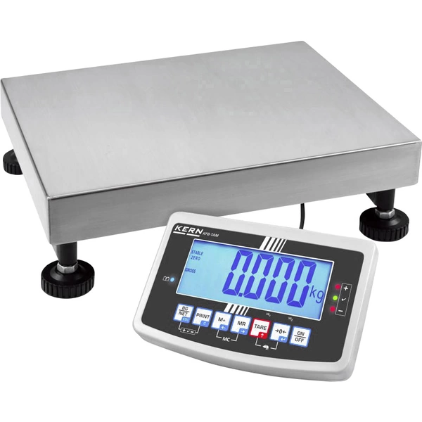 Kern IFB 15K2DLM IFB 15K2DLM Plattformwaage Wägebereich (max.) 15kg Ablesbarkeit 2 g, 5g netzbetrieben, akkubetrieben Silber Kern IFB 15K2DLM IFB 15K2DLM Plattformwaage Wägebereich (max.) 15kg Ablesbarkeit 2 g, 5g netzbetrieben, akkubetrieben Silber
