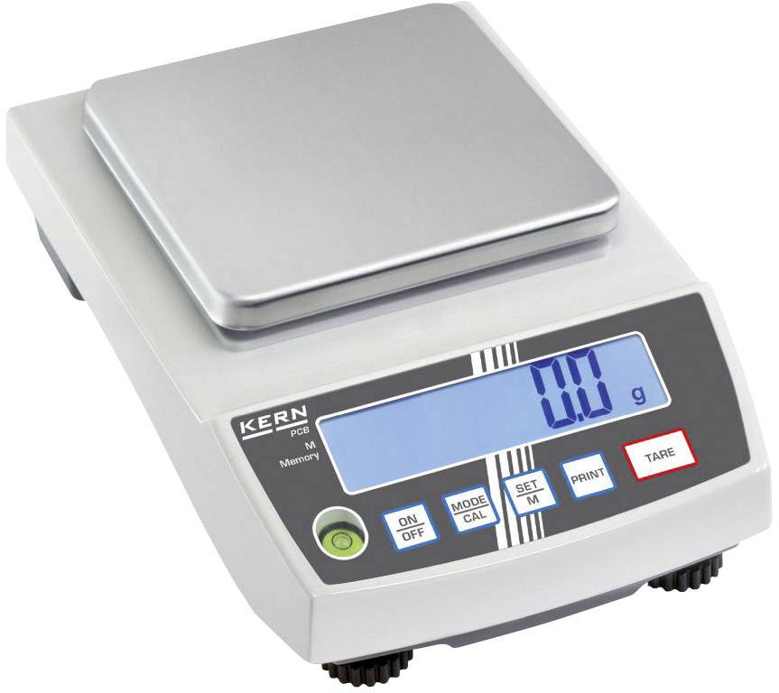 KERN CXB 30K2 Zählwaage 30kg/2g - Netz/Akku Betrieb Silber