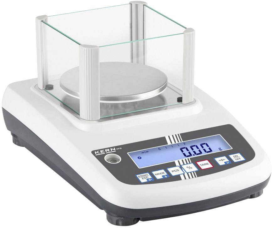 Kern PFB 2000-2 Präzisionswaage Wägebereich (max.) 2 kg Ablesbarkeit 0.01 g netzbetrieben Silber