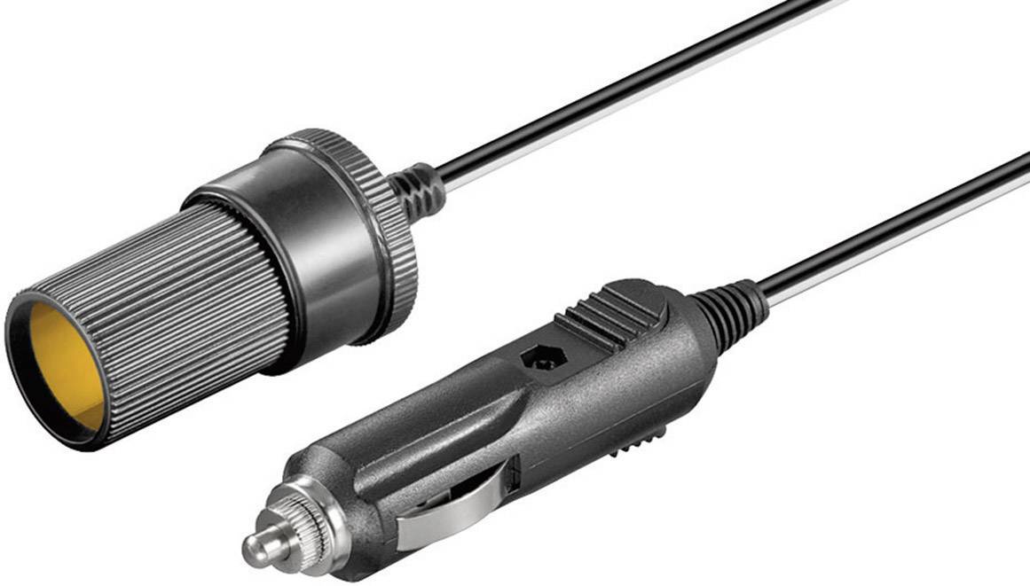 Goobay Auto-Zigaretten-Anzünder-Kabel Belastbarkeit Strom max.=2500 mA 12/24 V