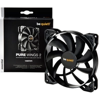 BeQuiet Pure Wings 2 PC-Gehäuse-Lüfter Schwarz (B x H x T) 140 x 140 x 25mm BeQuiet Pure Wings 2 PC-Gehäuse-Lüfter Schwarz (B x H x T) 140 x 140 x 25mm