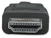 Manhattan HDMI Anschlusskabel HDMI-A Stecker, HDMI-A Stecker 15.00m Schwarz 323260-CG 4K UHD, Audio Return Channel HDMI-Kabel