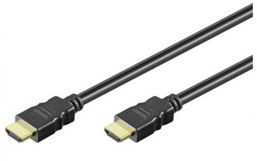 Manhattan HDMI Anschlusskabel 3.00m Audio Return Channel, Ultra HD (4k) HDMI Schwarz [1x HDMI-Stecke