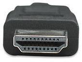 Manhattan HDMI Anschlusskabel HDMI-A Stecker, HDMI-A Stecker 5.00m Schwarz 323239-CG 4K UHD, Audio Return Channel HDMI-Kabel