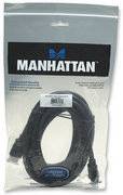 Manhattan HDMI Anschlusskabel HDMI-A Stecker, HDMI-A Stecker 5.00m Schwarz 323239-CG 4K UHD, Audio Return Channel HDMI-Kabel