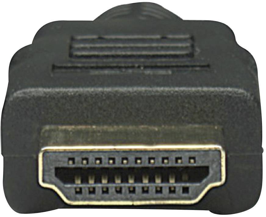 Manhattan HDMI Anschlusskabel HDMI-A Stecker, HDMI-Micro-D Stecker 2.00 m Schwarz 324427-CG Ultra H