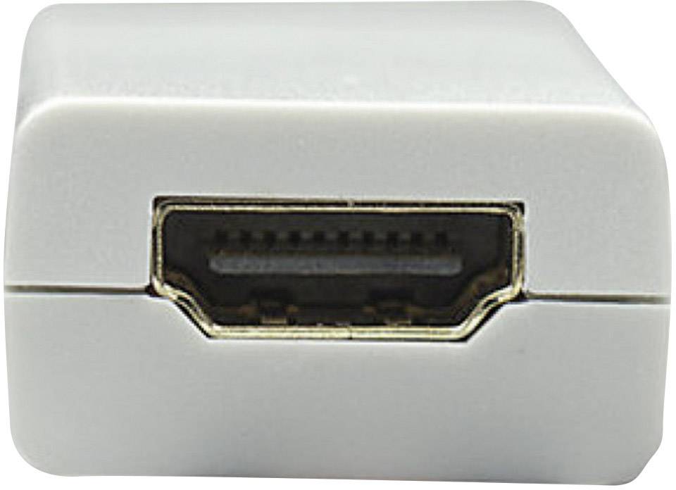 Manhattan 322461-CG HDMI / DisplayPort Adapter [1x Mini-DisplayPort Stecker - 1x HDMI-Buchse] Weiß 0.17 m