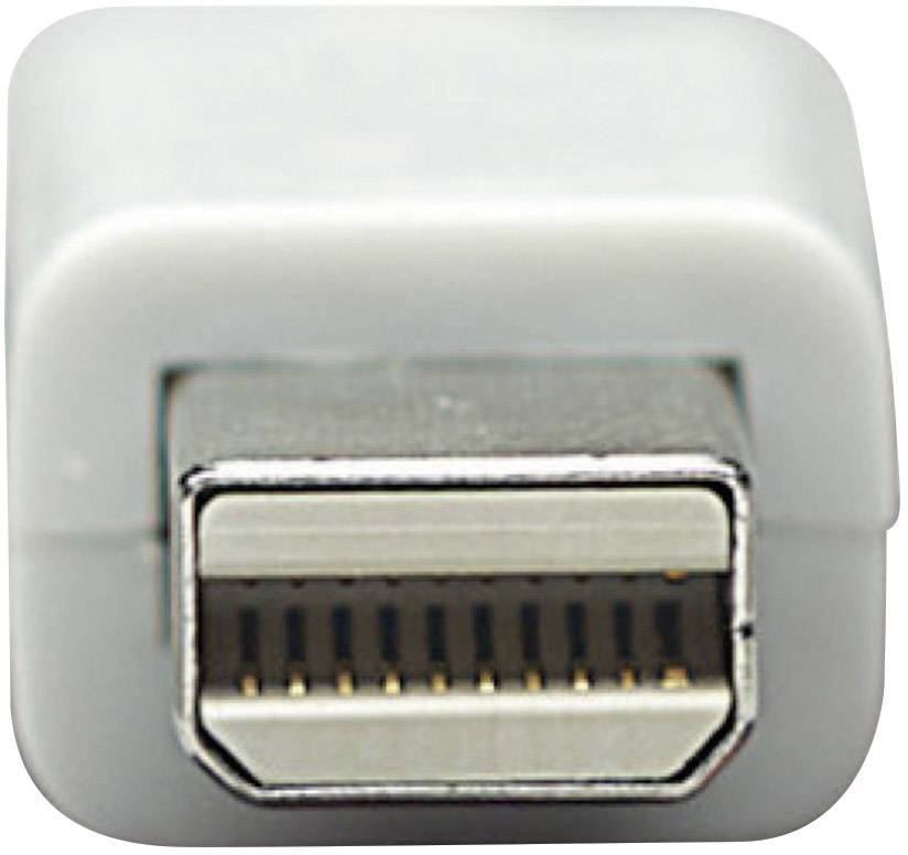 Manhattan 322461-CG HDMI / DisplayPort Adapter [1x Mini-DisplayPort Stecker - 1x HDMI-Buchse] Weiß 0.17 m