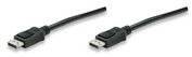 Manhattan DisplayPort Anschlusskabel DisplayPort Stecker, DisplayPort Stecker 2.00m Schwarz 307116-CG DisplayPort-Kabel