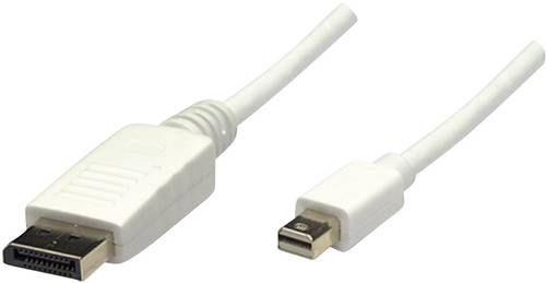 Manhattan DisplayPort Anschlusskabel 3.00m Weiß [1x Mini-DisplayPort Stecker - 1x DisplayPort Steck