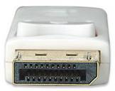 Manhattan Mini-DisplayPort / DisplayPort Adapterkabel Mini DisplayPort Stecker, DisplayPort Stecker 3.00m Weiß 324830-CG