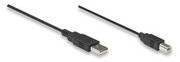 Zwei USB-Kabel: links mit Standard-USB-Anschluss, rechts mit Mini-USB-Anschluss.