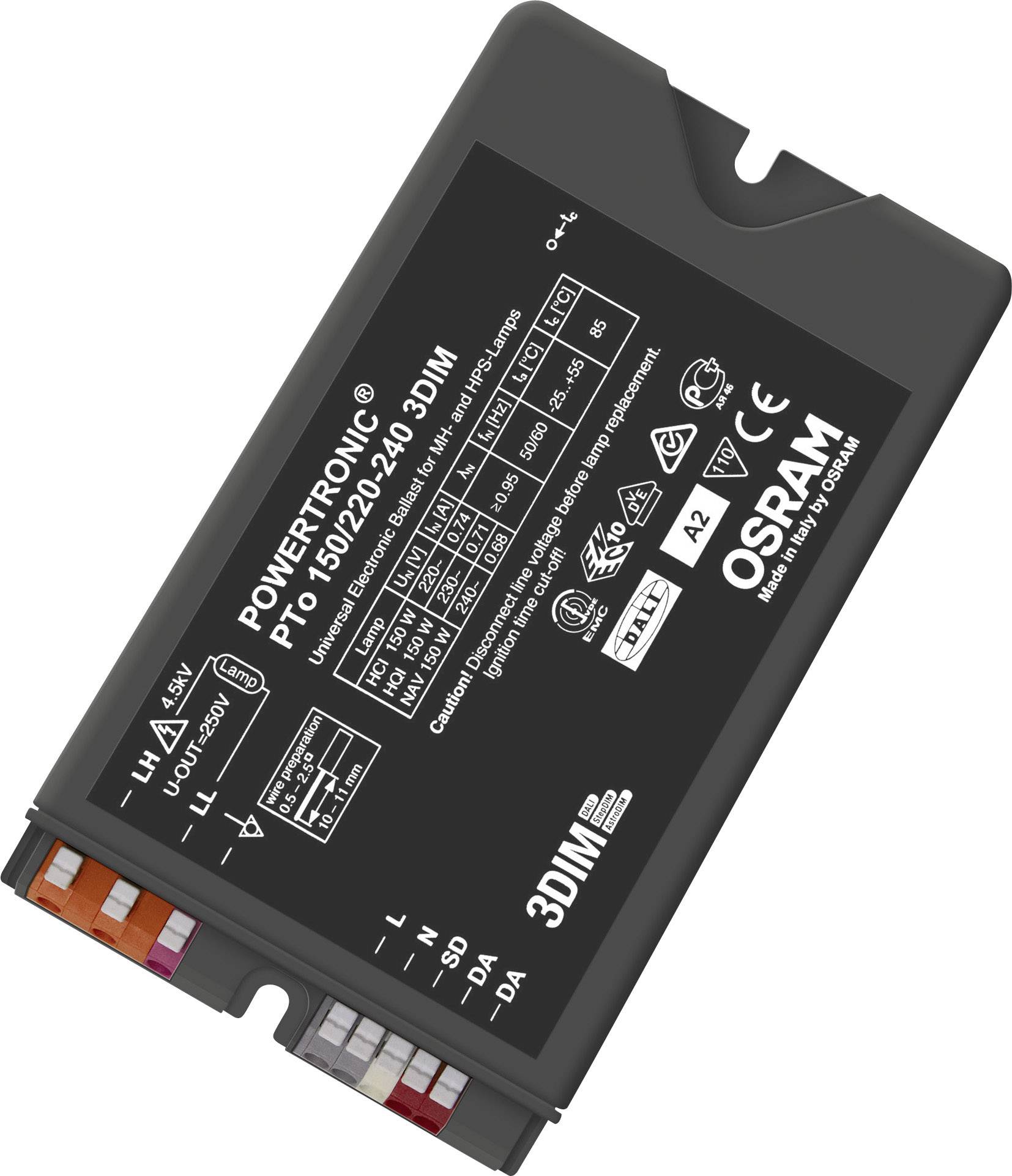 Osram HOMELIGHTING Halogen-Metalldampflampen EVG 150W (1 x 150 W) für Leuchteneinbau, Plastikgehäuse dimmbar, für Außenbeleuchtung