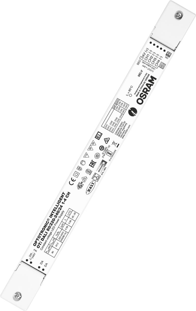 Osram OTI DALI 80/220-240/24 1-4 CH 20X1 LED-Trafo 