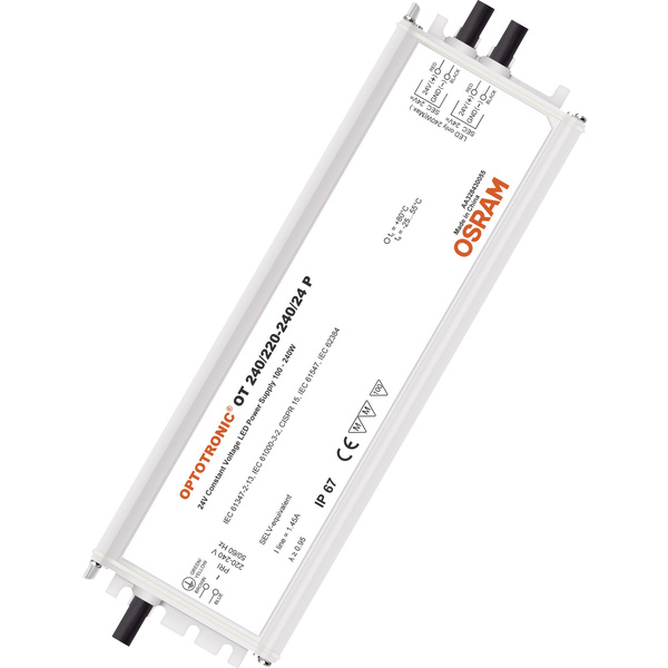 Osram OT 240/220-240/24 P 8X1 LED-Trafo Konstantspannung 240W 24 V/DC dimmbar