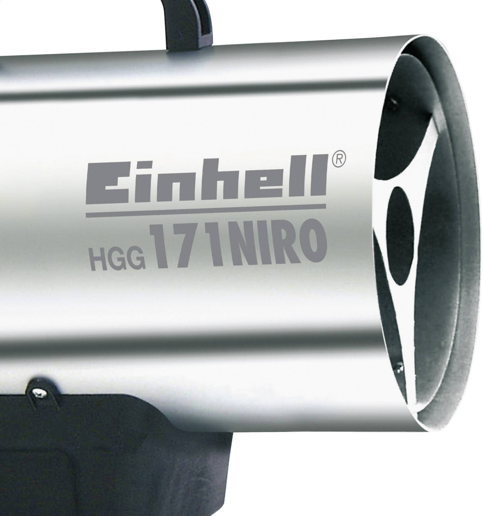 Einhell HGG 171 Niro Heißluftgebläse 17000 W 160 m² Silber-Schwarz