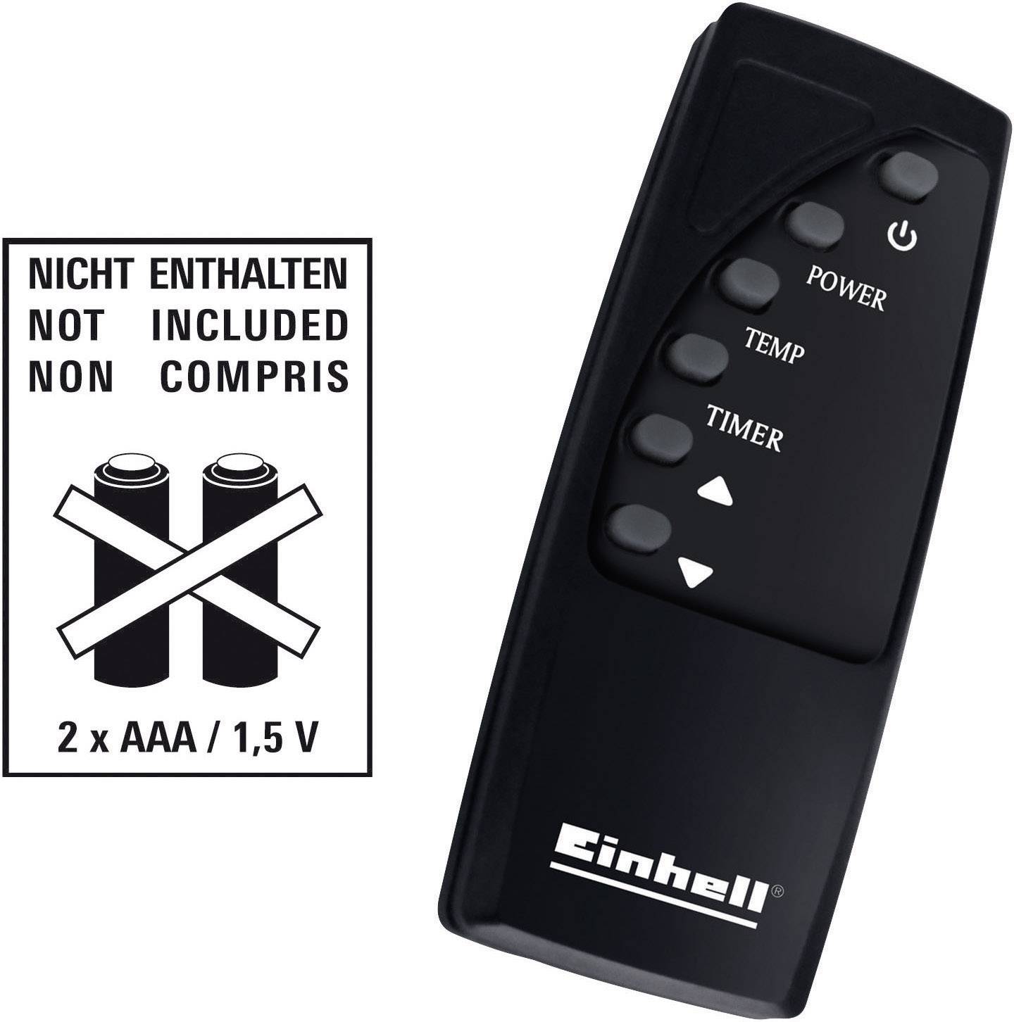 Einhell 2338660 GCH 2000 Konvektor 24 m² 1000 W, 2000 W Schwarz