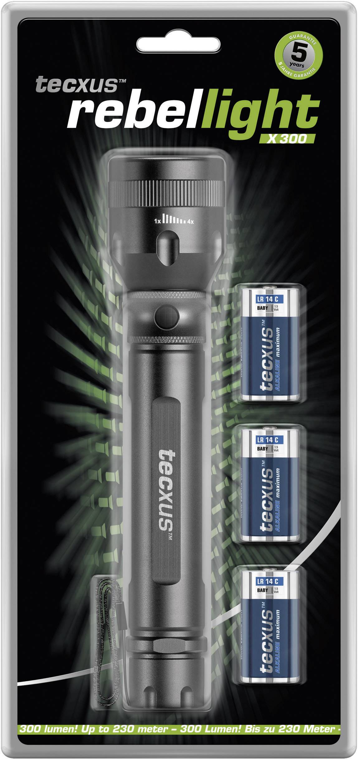 Tecxus Led-Taschenlampe Rebellight X300