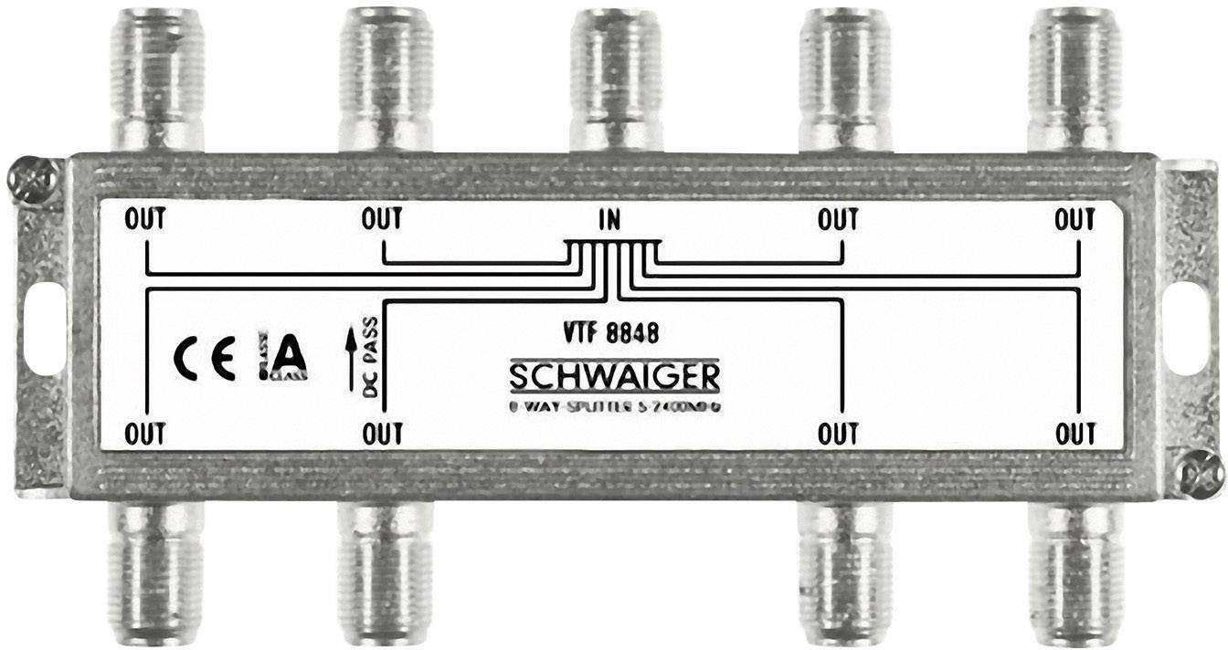 Schwaiger VTF8848 SAT-Verteiler 8-fach 5 - 2400MHz