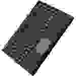 Keysonic ACK-540U+ USB Tastatur Deutsch, QWERTZ, Windows® Schwarz Integriertes Touchpad, Maustasten