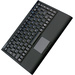 Keysonic ACK-540U+ USB Tastatur Deutsch, QWERTZ, Windows® Schwarz Integriertes Touchpad, Maustasten
