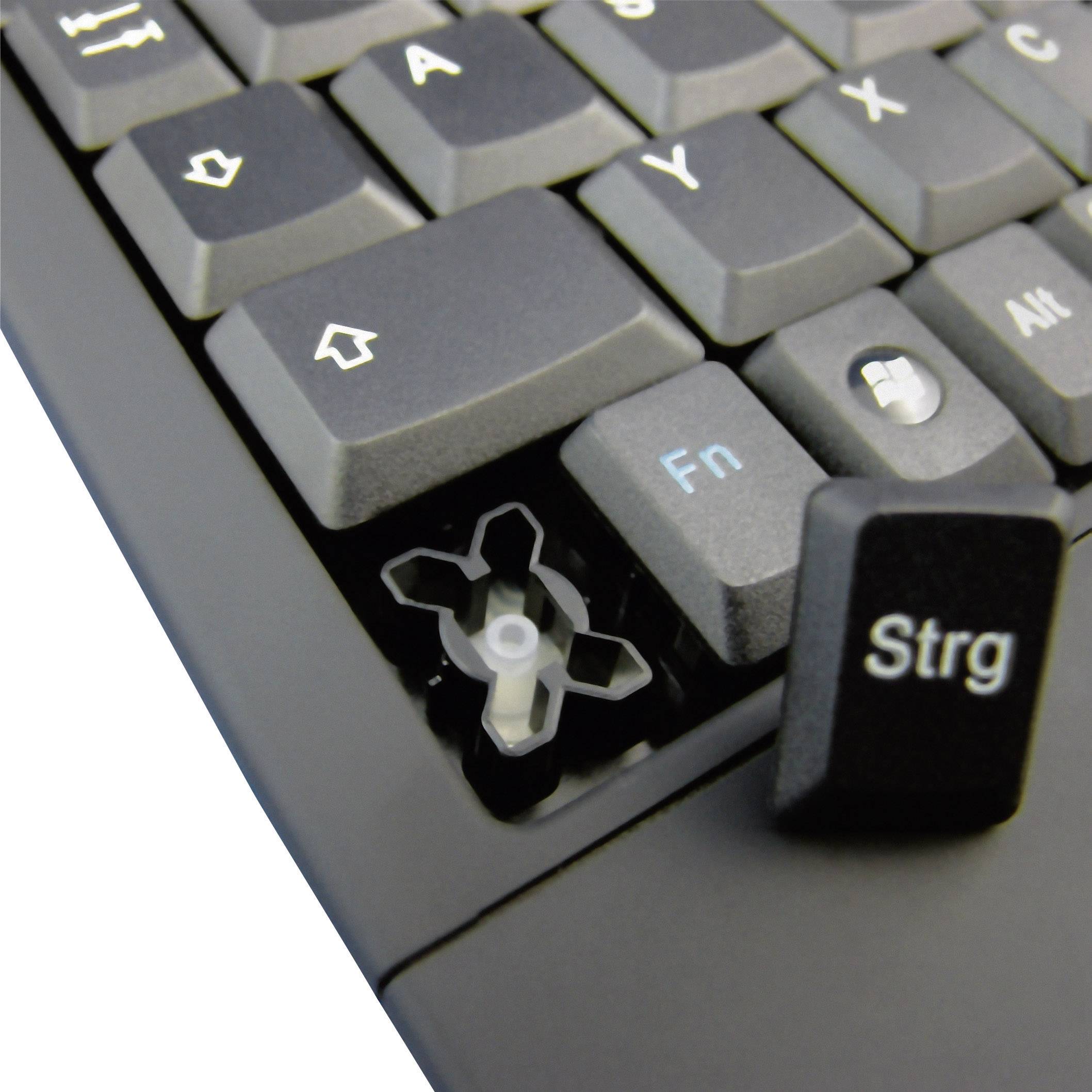 Keysonic Mini-Tastatur ACK-540 U+ mit Touchpad, USB, schwarz