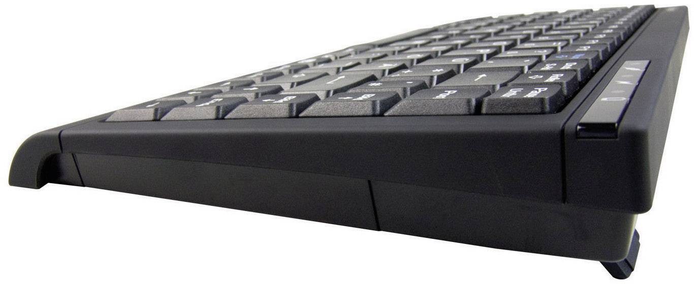 Keysonic ACK-595C+ USB Tastatur Deutsch, QWERTZ Schwarz