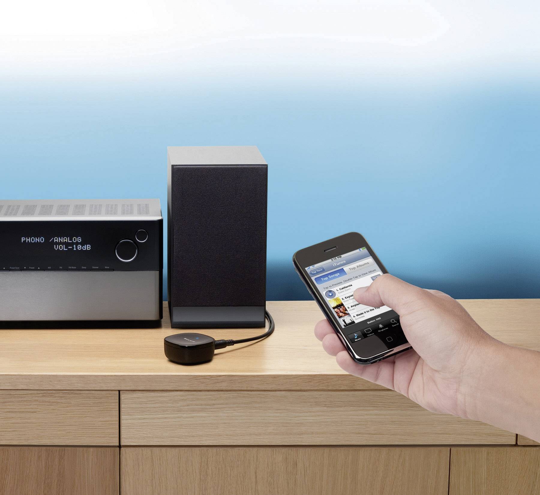 Belkin F8Z492cw Bluetooth® Musik-Empfänger Bluetooth Version: 2.0 +EDR, A2DP 10 m