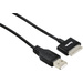 Hama iPad/iPhone/iPod Datenkabel/Ladekabel [1x USB 2.0 Stecker A - 1x Apple Dock-Stecker 30pol.] 1.