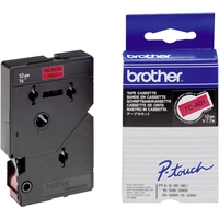 Brother Schriftband TC TC-401 Bandfarbe: Rot Schriftfarbe:Schwarz 12mm 7.7m Brother Schriftband TC TC-401 Bandfarbe: Rot Schriftfarbe:Schwarz 12mm 7.7m