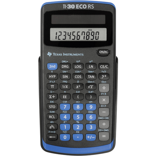 Texas Instruments TI-30 ECO RS Schulrechner Schwarz Display (Stellen): 10solarbetrieben (B x H x T) 71 x 13 x 147mm