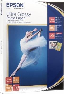 Epson Ultra Glossy Photo Paper C13S041943 Fotopapier 10 x 15 cm 300 g/m² 50 Blatt Hochglänzend