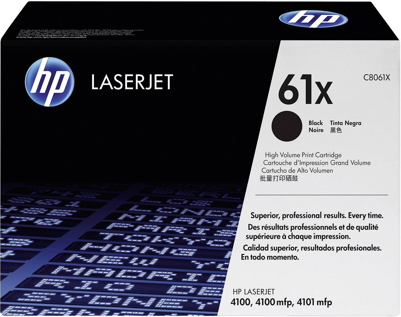 HP Toner 61X Original Schwarz 10000 Seiten C8061X