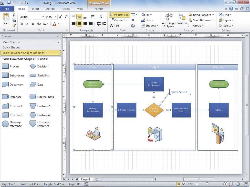 Microsoft Visio Standard 2010 Deutsch